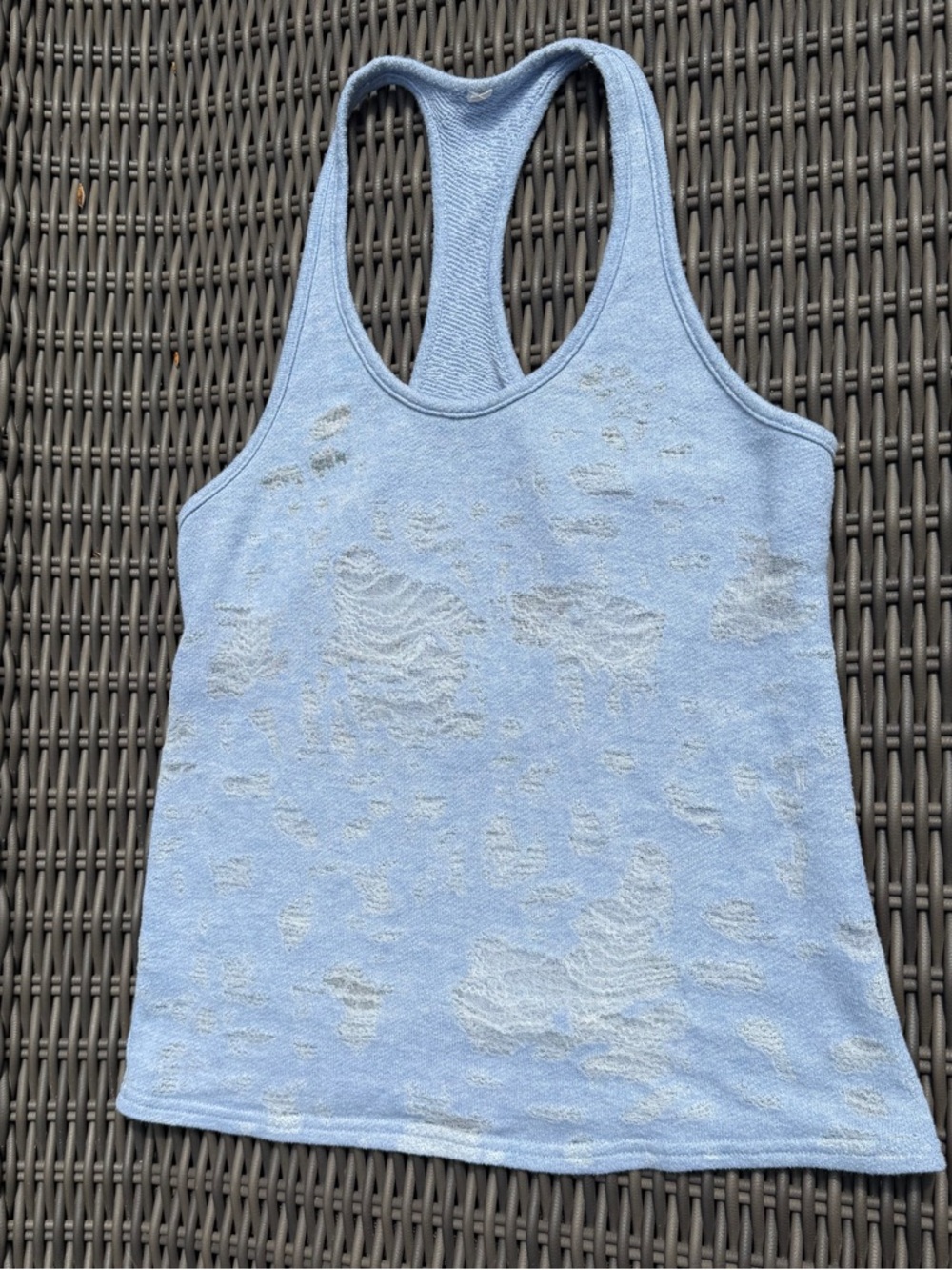Alo Distressed Racerback Tank Top - Picture 3 of 16